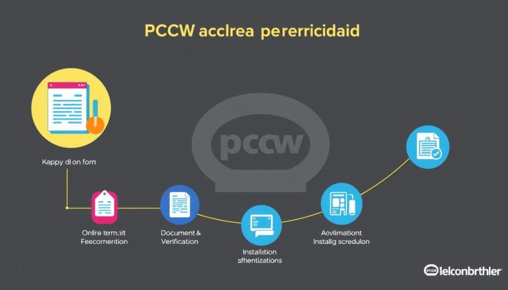 PCCW寬頻申請流程