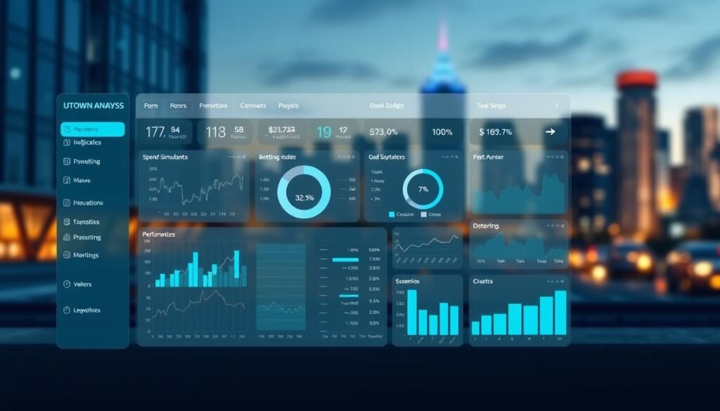 A detailed financial analysis of sports betting odds and strategies for the UTown platform, captured in a sleek and professional illustration. The scene depicts a data-rich dashboard with interactive charts, graphs, and statistics, all rendered in a clean, minimalist style with a cool, neutral color palette. The foreground features a well-organized layout of key performance metrics, betting odds, and scenario simulations, while the background showcases a blurred, out-of-focus cityscape to convey a sense of urban sophistication. The overall mood is one of analytical precision and data-driven insights, perfectly suited to illustrate the "UTown Sports Betting Odds and Gameplay Analysis" section of the article. A detailed financial analysis of sports betting odds and strategies for the UTown platform, captured in a sleek and professional illustration. The scene depicts a data-rich dashboard with interactive charts, graphs, and statistics, all rendered in a clean, minimalist style with a cool, neutral color palette. The foreground features a well-organized layout of key performance metrics, betting odds, and scenario simulations, while the background showcases a blurred, out-of-focus cityscape to convey a sense of urban sophistication. The overall mood is one of analytical precision and data-driven insights, perfectly suited to illustrate the "UTown Sports Betting Odds and Gameplay Analysis" section of the article.