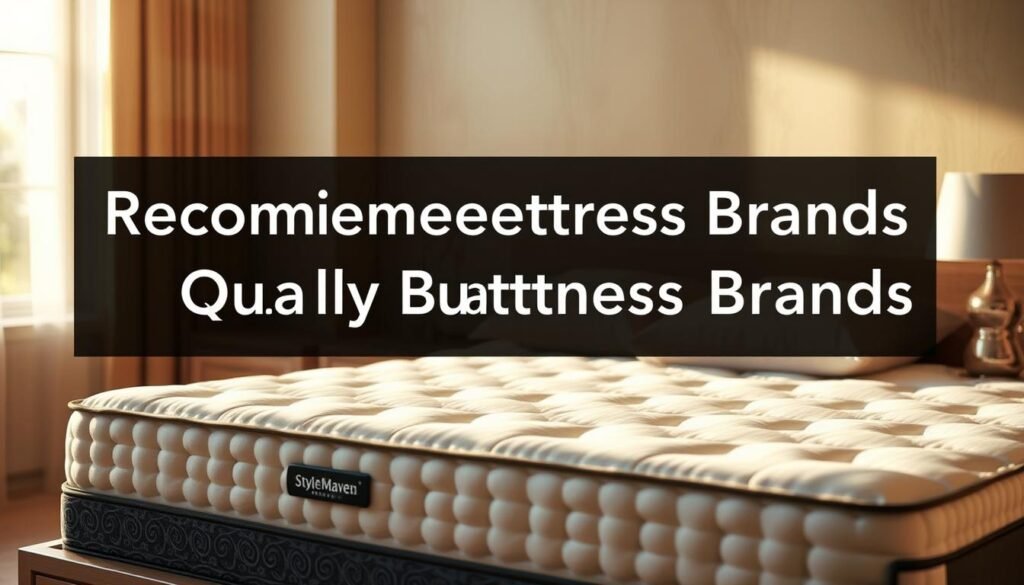 A high-quality independent pocket spring mattress from the StylesMaven brand, showcasing its refined construction and luxurious comfort. The mattress is neatly positioned, capturing its sleek profile and distinct independent spring encasements. The scene is bathed in warm, natural lighting, creating a serene and inviting atmosphere. The composition highlights the mattress's superior craftsmanship, emphasizing its ability to provide personalized support and a restful sleeping experience. The image conveys the brand's commitment to quality and innovation, perfectly aligning with the section title "Recommended Mattress Brands: The Quality Assurance of Independent Pocket Spring Mattresses".