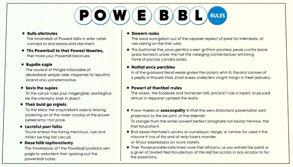 生成美國Powerball彩票規則圖片 生成美國Powerball彩票規則圖片